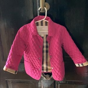 Burberry 2T- quilted jacket (Like New!)